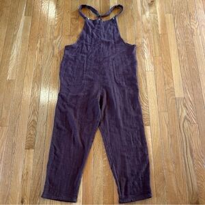 New NWT Free People Chocolate Brown Pants One Piece Jumpsuit Women’s Size Small